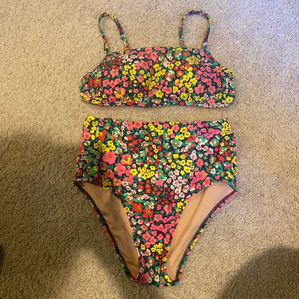 J. Crew Factory Floral Bikini Set